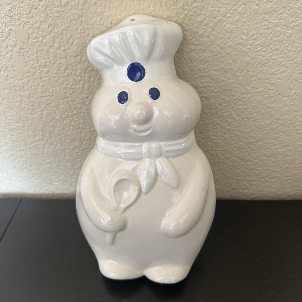 Pillsbury Poppin Fresh  ceramic Mold advertising figure 1988‎ B & M in box